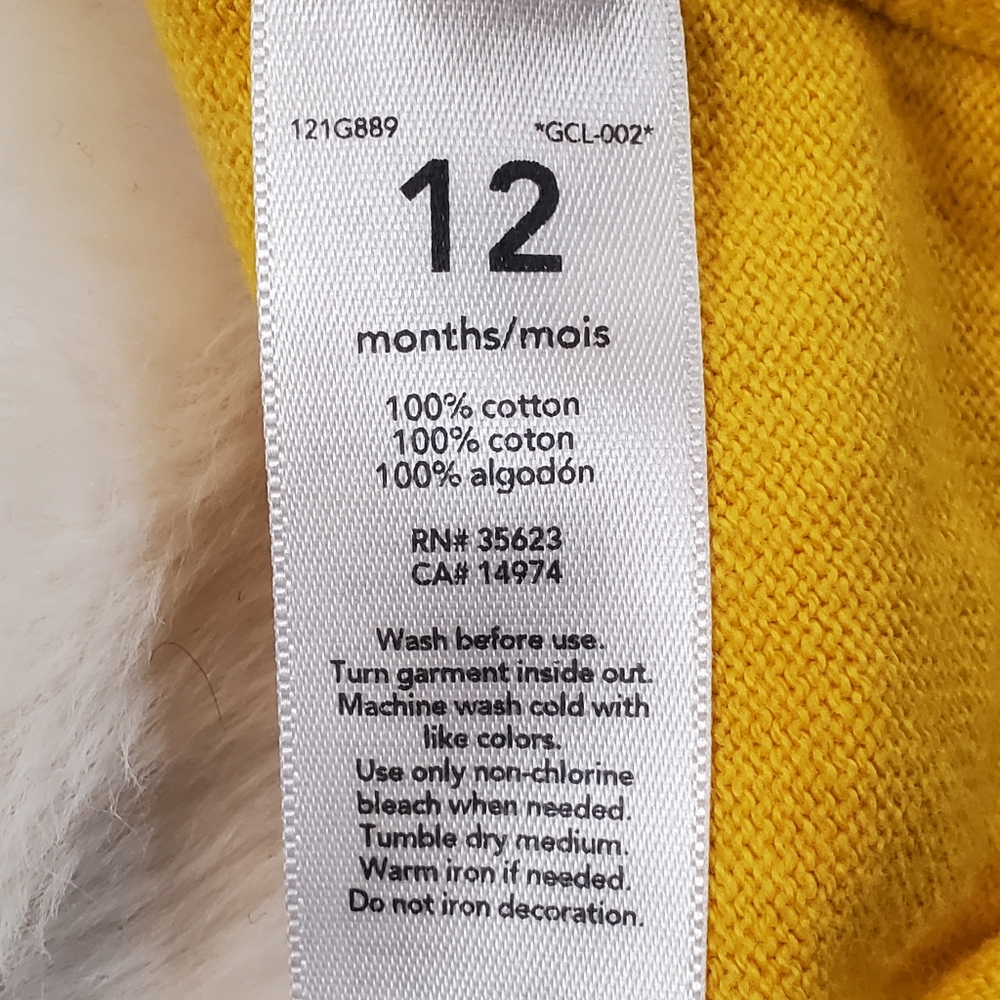 Carter's Yellow Button Up Sweater 💛 - Picture 7 of 7